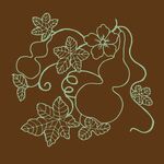 藤蔓葫蘆花紋圖案設(shè)計(jì) 