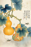 國(guó)畫(huà)葫蘆