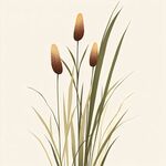 簡(jiǎn)約風(fēng)草穗插畫(huà)