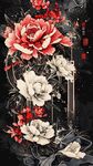 水墨風(fēng)花卉圖案設(shè)計(jì)