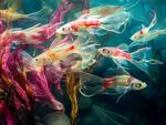 靈動(dòng)金魚暢游夢幻水世界