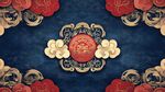 中式傳統(tǒng)吉祥圖案背景
