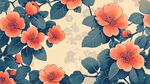 復(fù)古風(fēng)花卉圖案背景設(shè)計(jì)