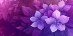 夢幻紫色花卉背景圖