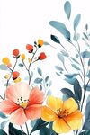 清新花卉插畫(huà)