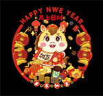 馬年窗貼 