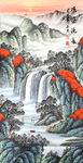 源遠(yuǎn)流長山水畫