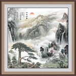 泰山迎客松