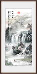 玄關(guān)山水畫