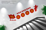 黨建樓梯文化墻