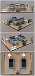 方程豹汽車路演展臺(tái)su模型