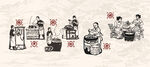 客家文化傳統(tǒng)手工藝制作場景