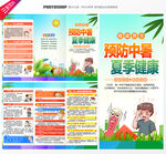 預(yù)防中暑三折頁
