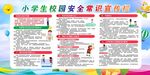 小學(xué)生校園安全常識(shí)宣傳欄