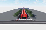 公園道路景觀設計效果圖
