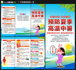 防中暑三折頁