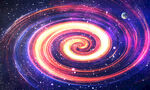 漩渦星空天頂畫