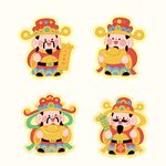 Q版財神爺 
