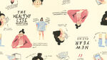 女孩日常插畫(huà)