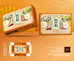 秋月梨包裝 萊陽(yáng)梨禮盒