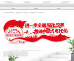 推進中國式現代化黨建文化墻