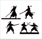 武士對(duì)決剪影