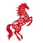 剪紙國風(fēng)馬
