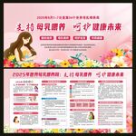 世界母乳喂養(yǎng)周宣傳欄