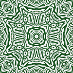 綠白幾何花紋圖案