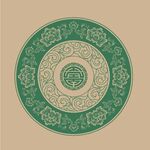 中式傳統(tǒng)圓形花紋圖案