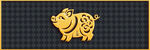 金色生肖豬圖案設(shè)計(jì)
