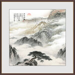 迎客松國(guó)畫