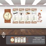 藝術(shù)文化墻展板