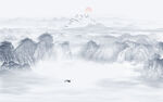 水墨畫山水
