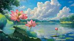 夏日荷塘美景