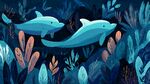海底雙海豚的奇幻世界