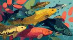 多彩群魚(yú)暢游繁茂水生世界