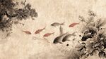 水墨金魚圖