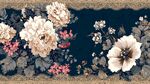 復(fù)古風(fēng)花卉圖案精美邊飾