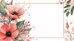 花卉邊框背景圖