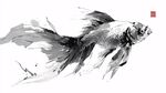 水墨金魚圖