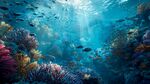 夢幻海底世界絢麗珊瑚魚群