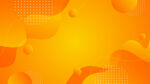 橙色漸變流體抽象背景圖