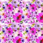 繽紛多彩花卉圖案