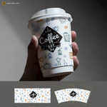 手繪風咖啡杯包裝設計