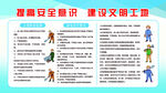 提高安全意識 建設(shè)文明工地