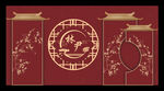 中式國潮風婚禮背景舞臺