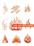 多樣火焰圖案設(shè)計素材