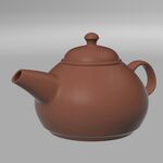 紫砂壺茶壺3D立體C4D設計