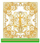 金色華麗復古花紋裝飾圖案